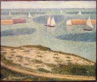 Seurat, Georges - Port-en-Bessin, Entrance to the Outer Harbor